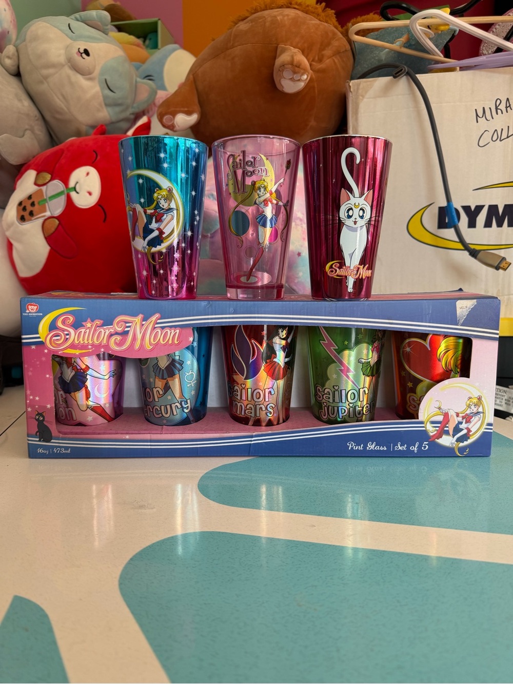Sailor Moon Pint Glasses - Set of 8 - NIB